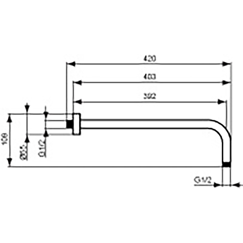Ideal Standard Ceratherm inbouw doucheset Chroom
