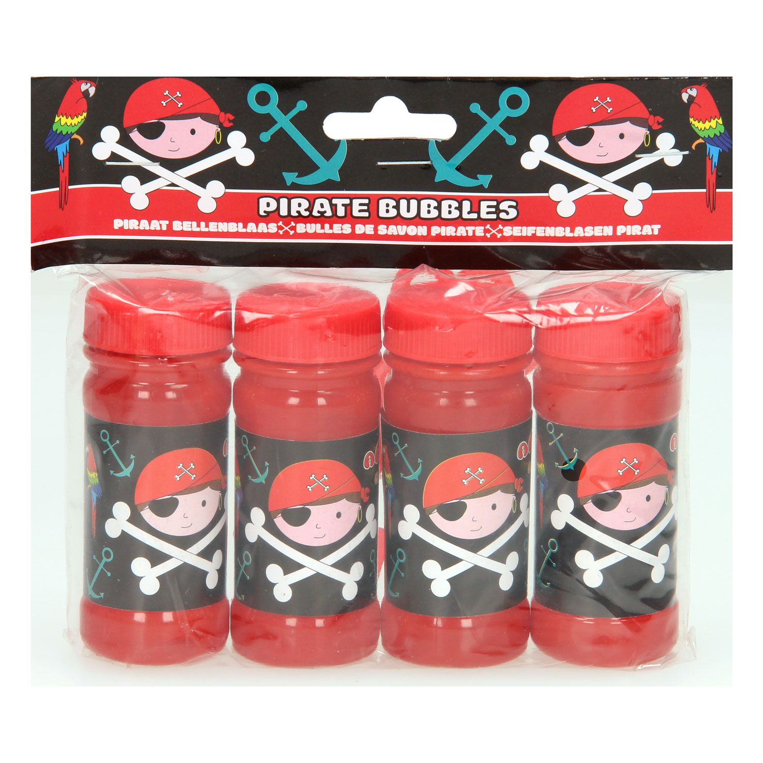 Bellenblaas Piraatjes, 4x50ml