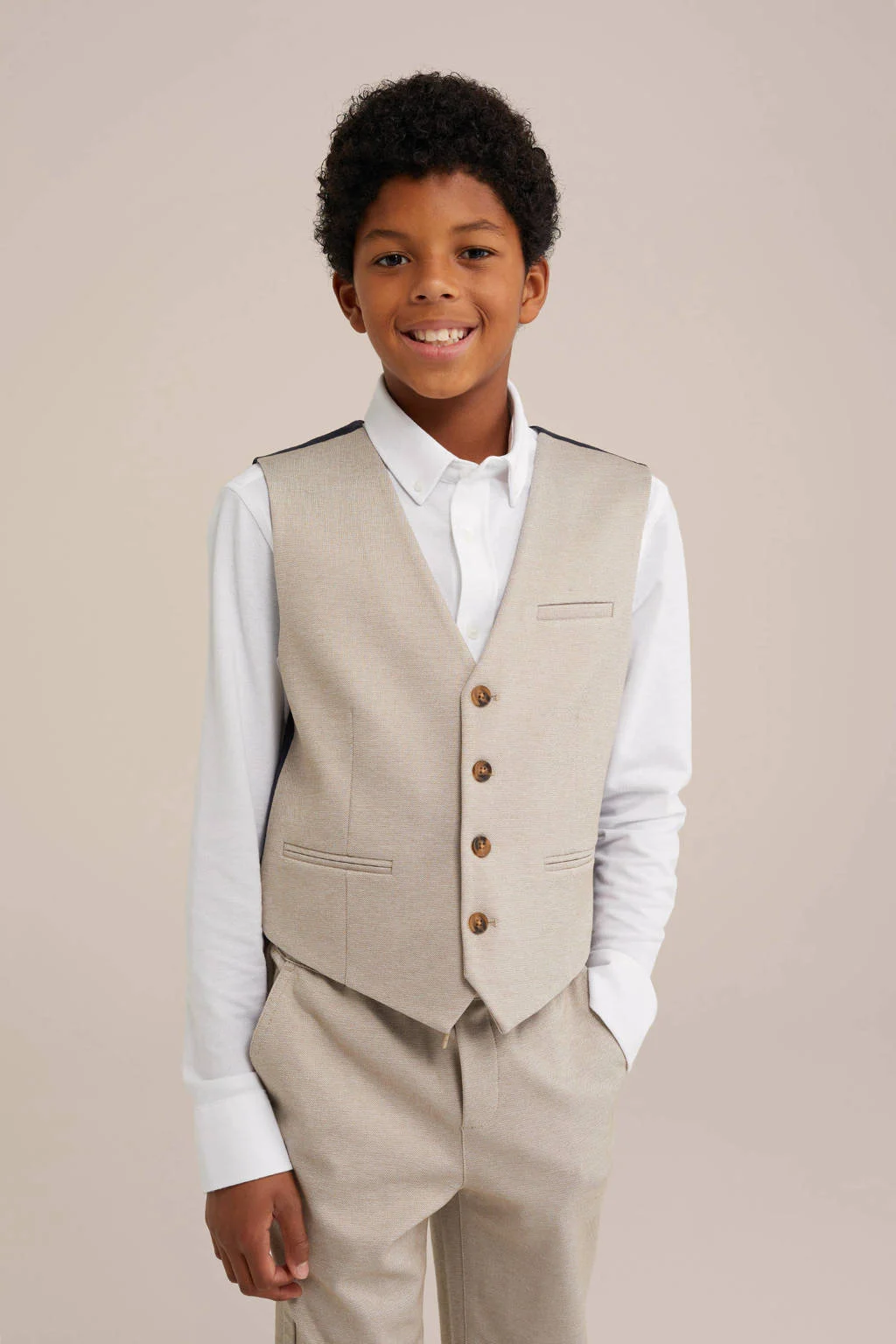 WE Fashion gilet beige