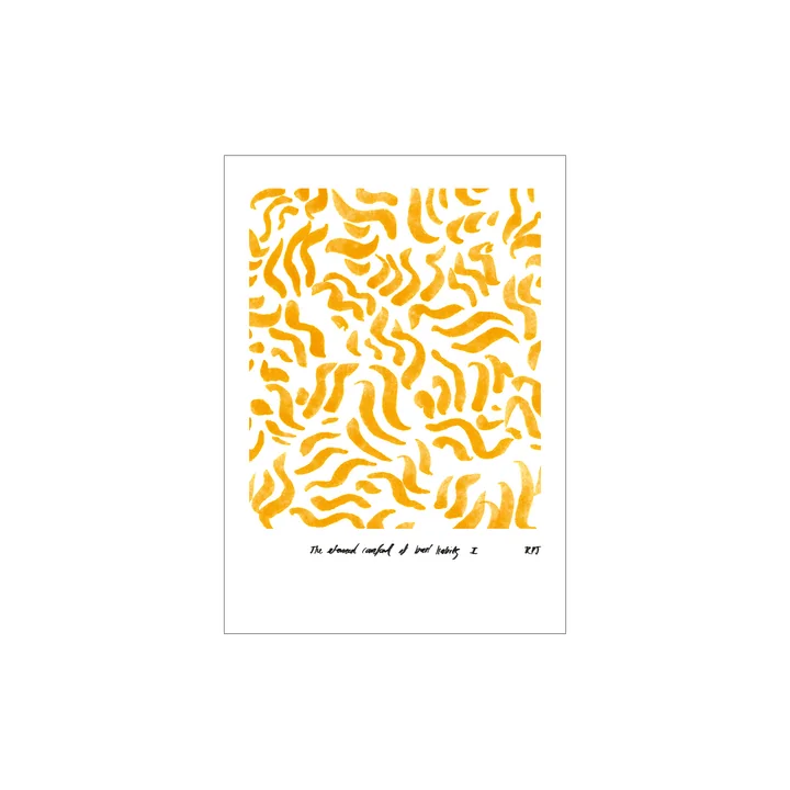 Paper Collective - Comfort Poster 30 x 40 cm, gelb