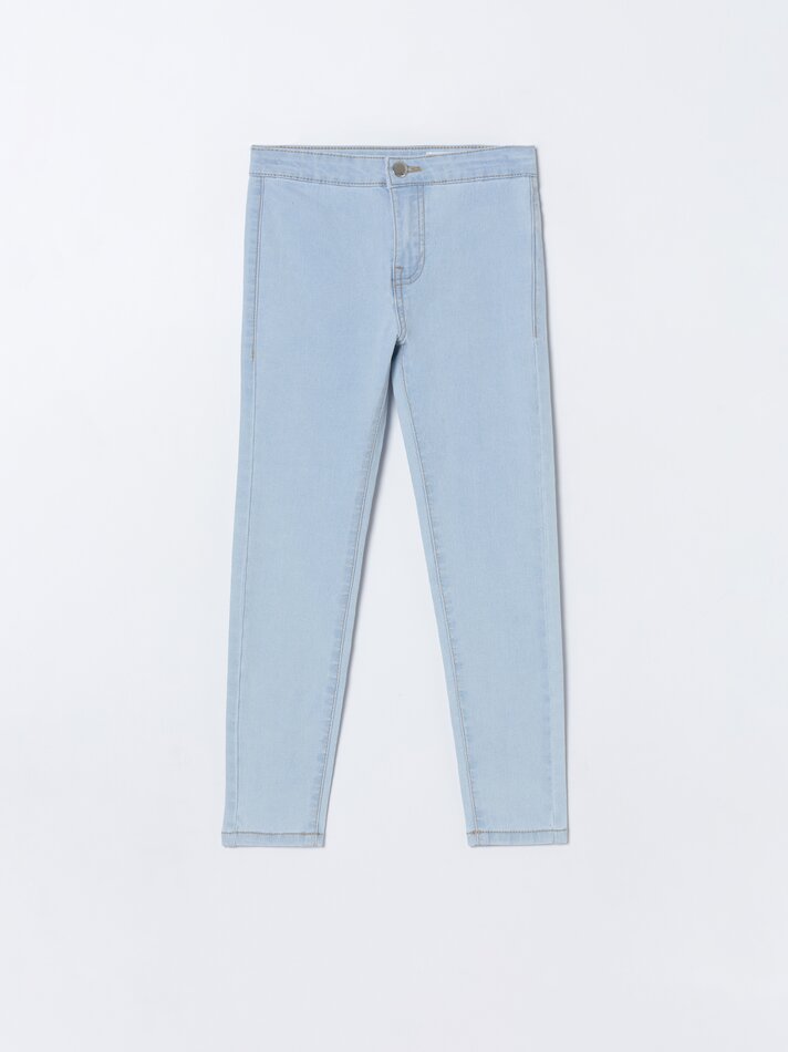Calça Jegging Básica - Azul Claro