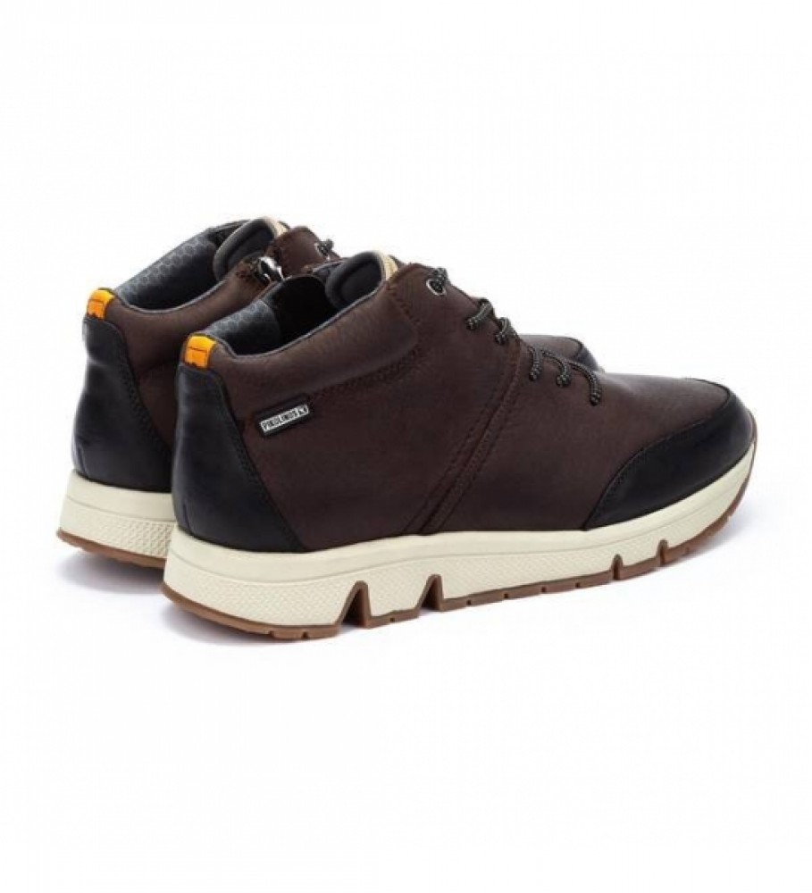 Botas esportivas Pikolinos Ferrol M9U-8069Noc1 em couro, marrom olmo