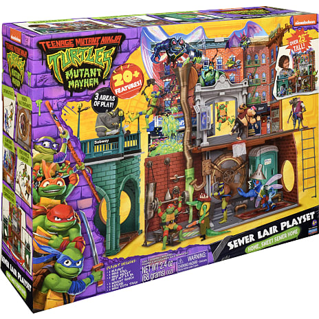 Turtles Mayhem legesæt Sewer Lair DLX