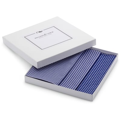 Taschentücher-Set unisex, Blau