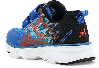 Leaf Skalka Blinkende Sneakers, Blå/Oransje