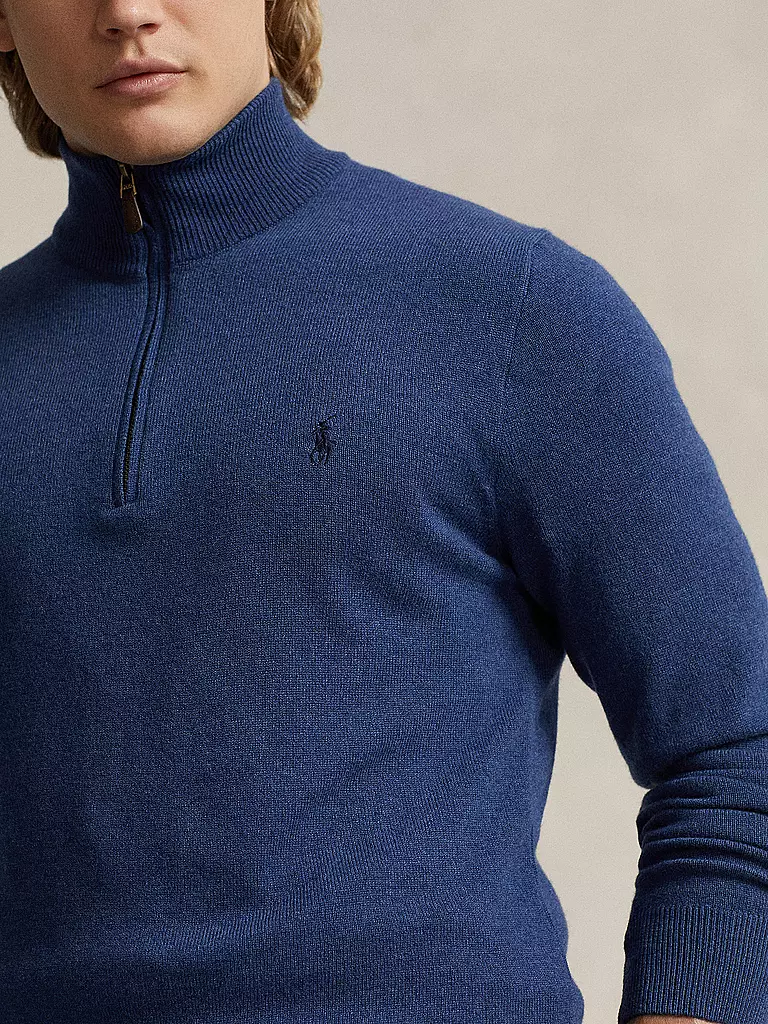 POLO RALPH LAUREN Troyer Pullover Regular Fit blau
