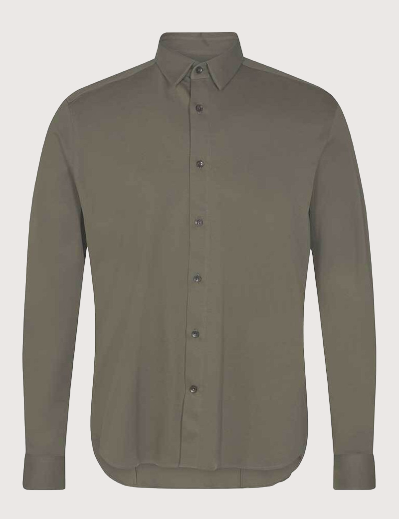 MOS MOSH CHEMISE HOMME MARCO CRUNCH JERSEY TOFFEE