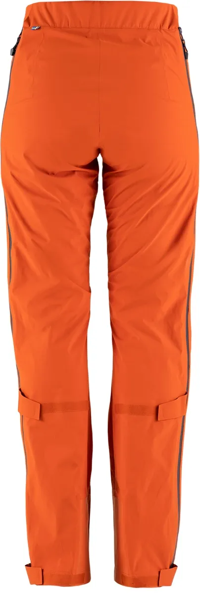 Fjällräven Women's Bergtagen Lite Eco-shell Trousers Regular Hokkaido Orange