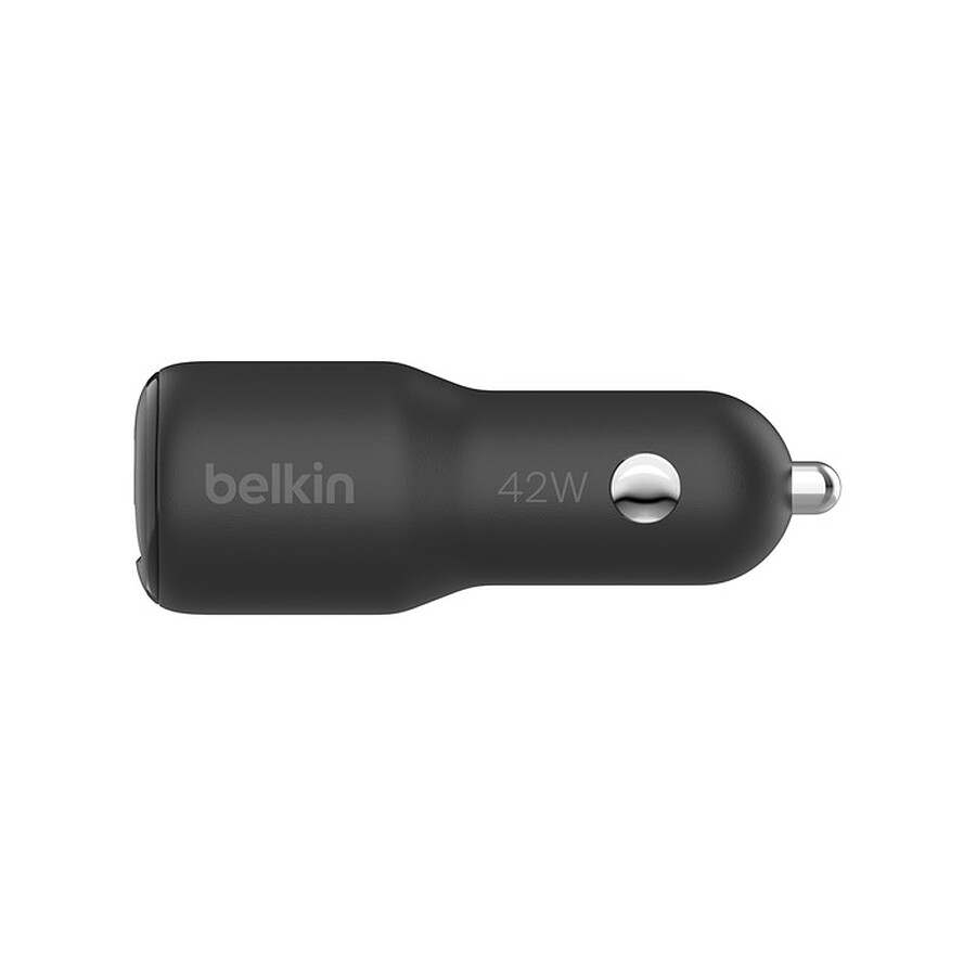 Belkin Chargeur Allume cigare 42W - USB-C 30W + USB-A 12W - Noir