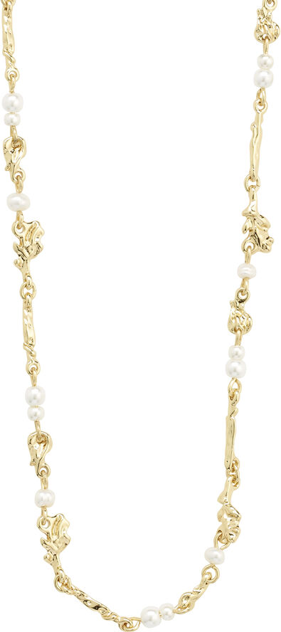 Pilgrim FOCUS recycled necklace gold-plated Guld