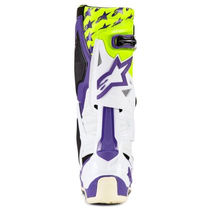 Bottes cross Alpinestars TECH 10 2025 - Blanc / Violet