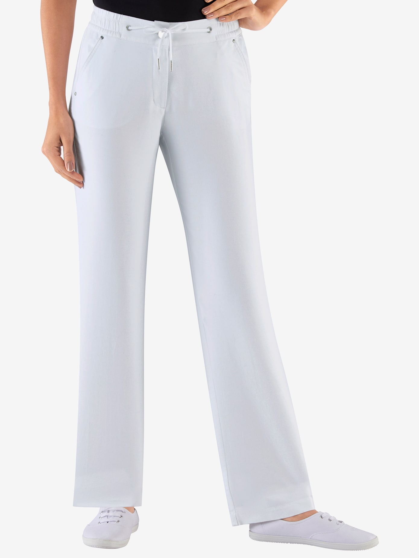 Pantalon coupe sportive ceinture élastique