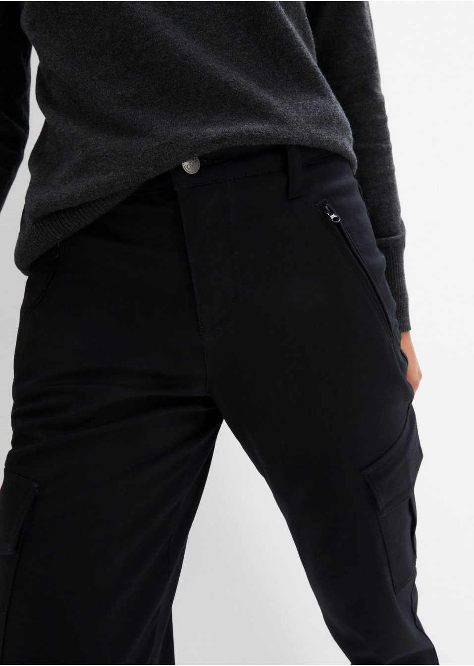 Pantalon fonctionnel imperméable en twill extensible, Straight