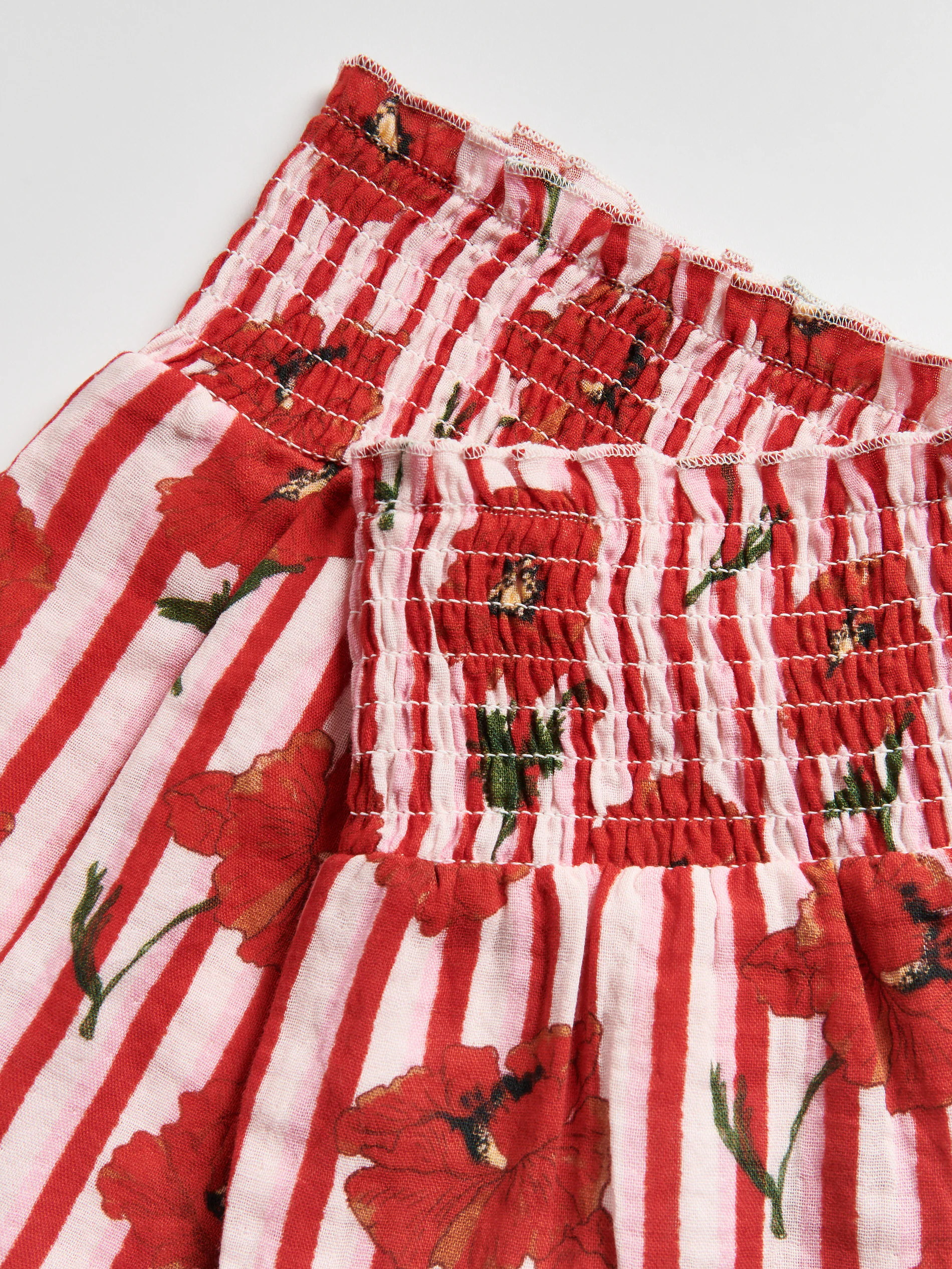 Gemusterte Baumwollshorts
