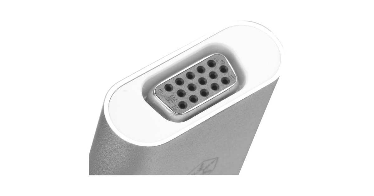SilverStoneEP11S USB hub adapter  (Aluminium/wit)