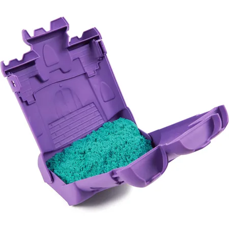 Spin Master Kinetic Sand Burgen Koffer türkisgrün, 453 g