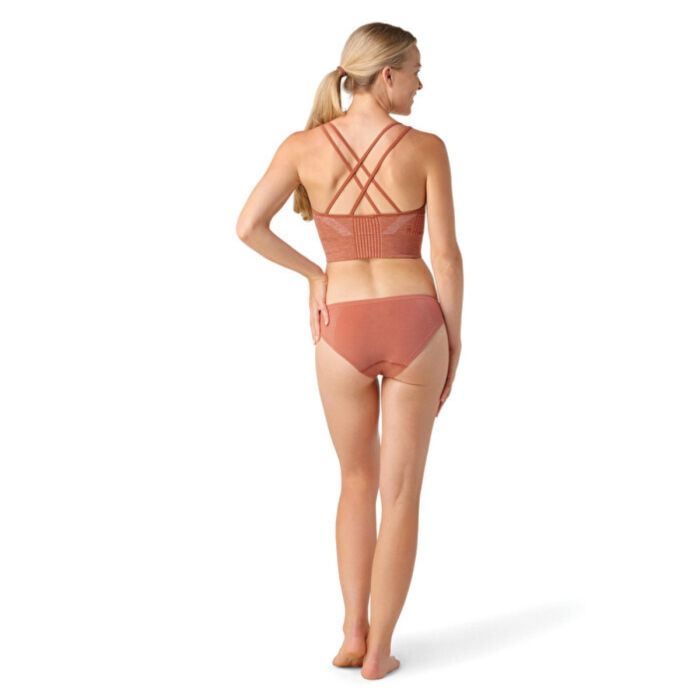 Smartwool Dame BH Intraknit Strappy Bra Pink