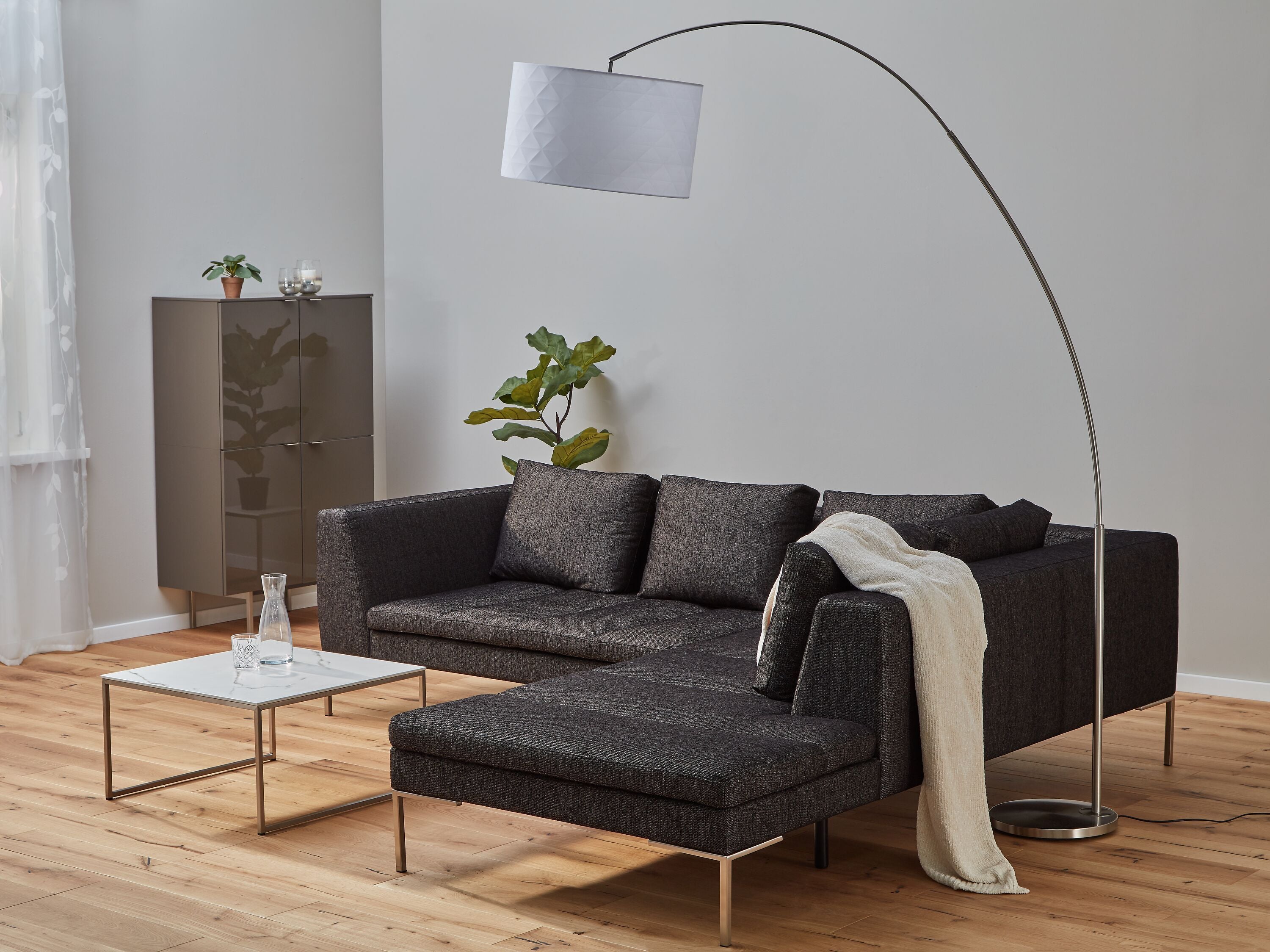 TILL Kommode - Weiss / B: 168.0 cm x T: 41.0 cm x H: 76.8 cm