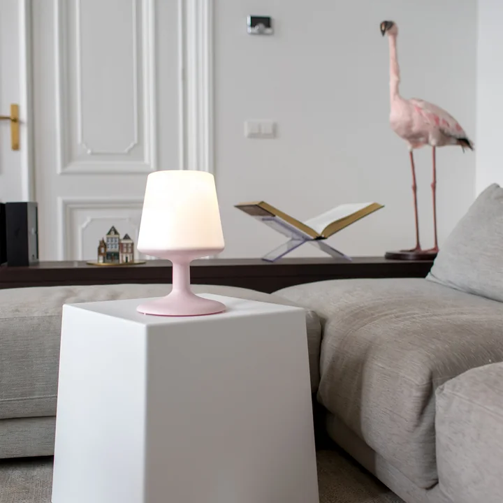 Koziol - Light to go Akku-Tischleuchte, organic grey