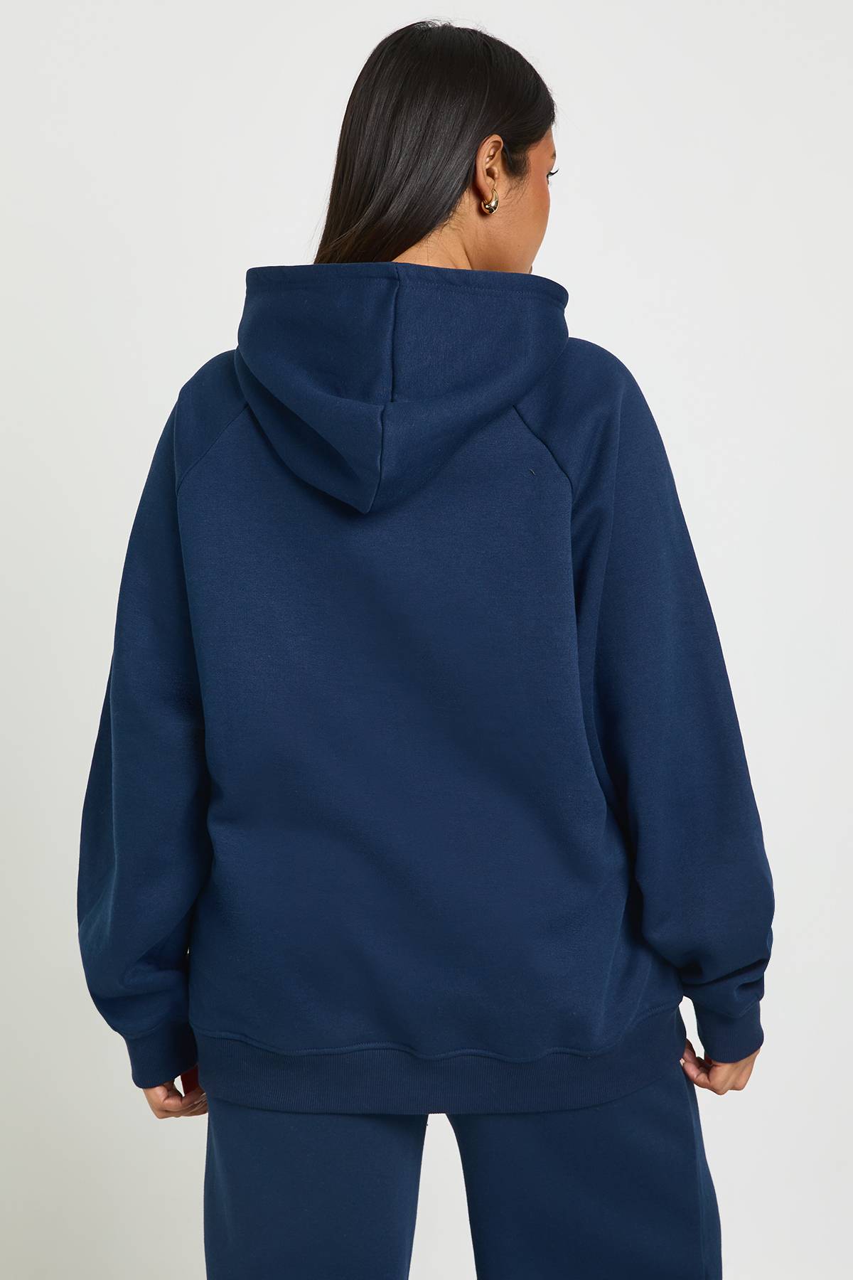 boohoo Hoodie basique Plus Core à couture raglan surdimensionné