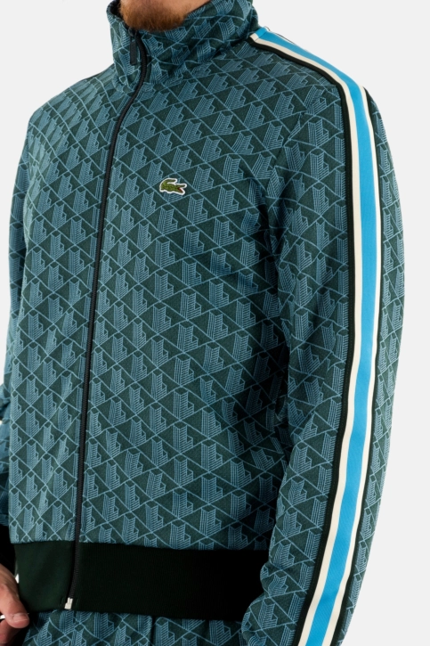 Blousons et vestes lacoste sh1368 ib4 vert/argentine