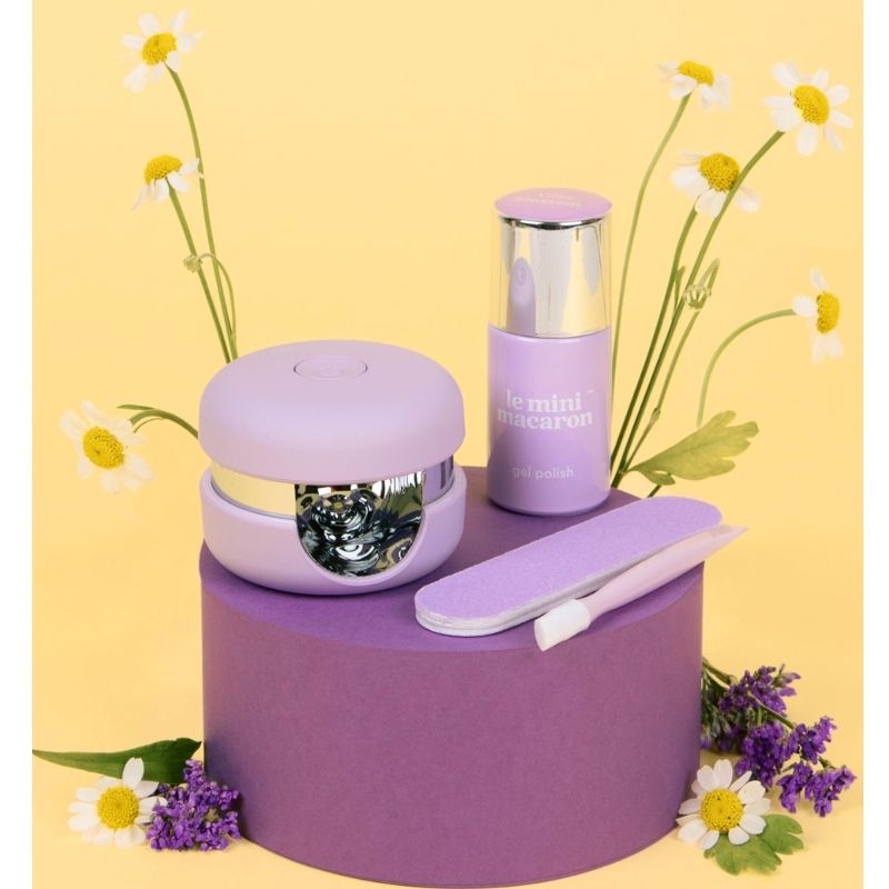 Le Mini Macaron Gel Manicure Kit - Lilac Blossom