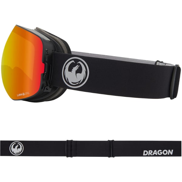 Masque de ski DRAGON X2S NOUVEAUBLACK/LLREDION+LLLTROSE