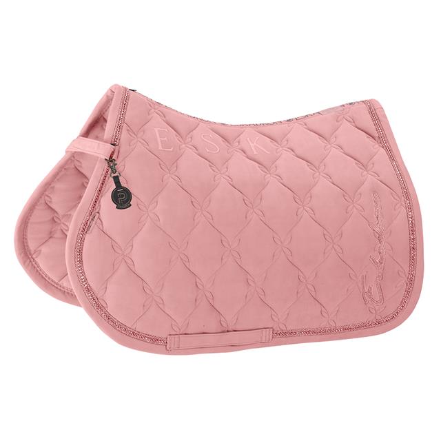 Zadeldek Eskadron Platinum Velours Crystal Veelzijdigheid Roze