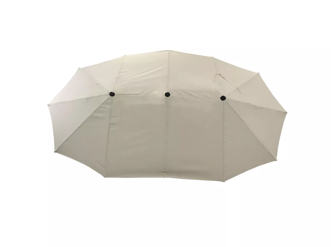 Parasol double 2x4m LINAI beige - HAPPY GARDEN