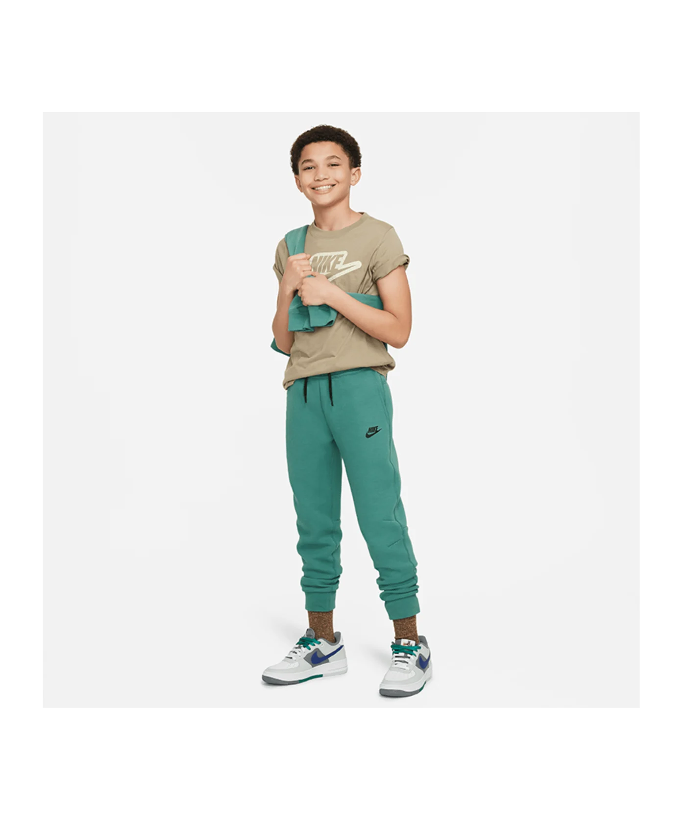 Nike Tech Fleece Hose Kids Grün F361