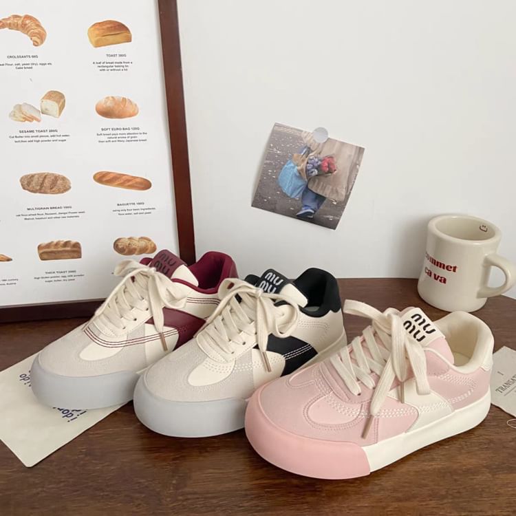 caneik - Color Block veterschoenen