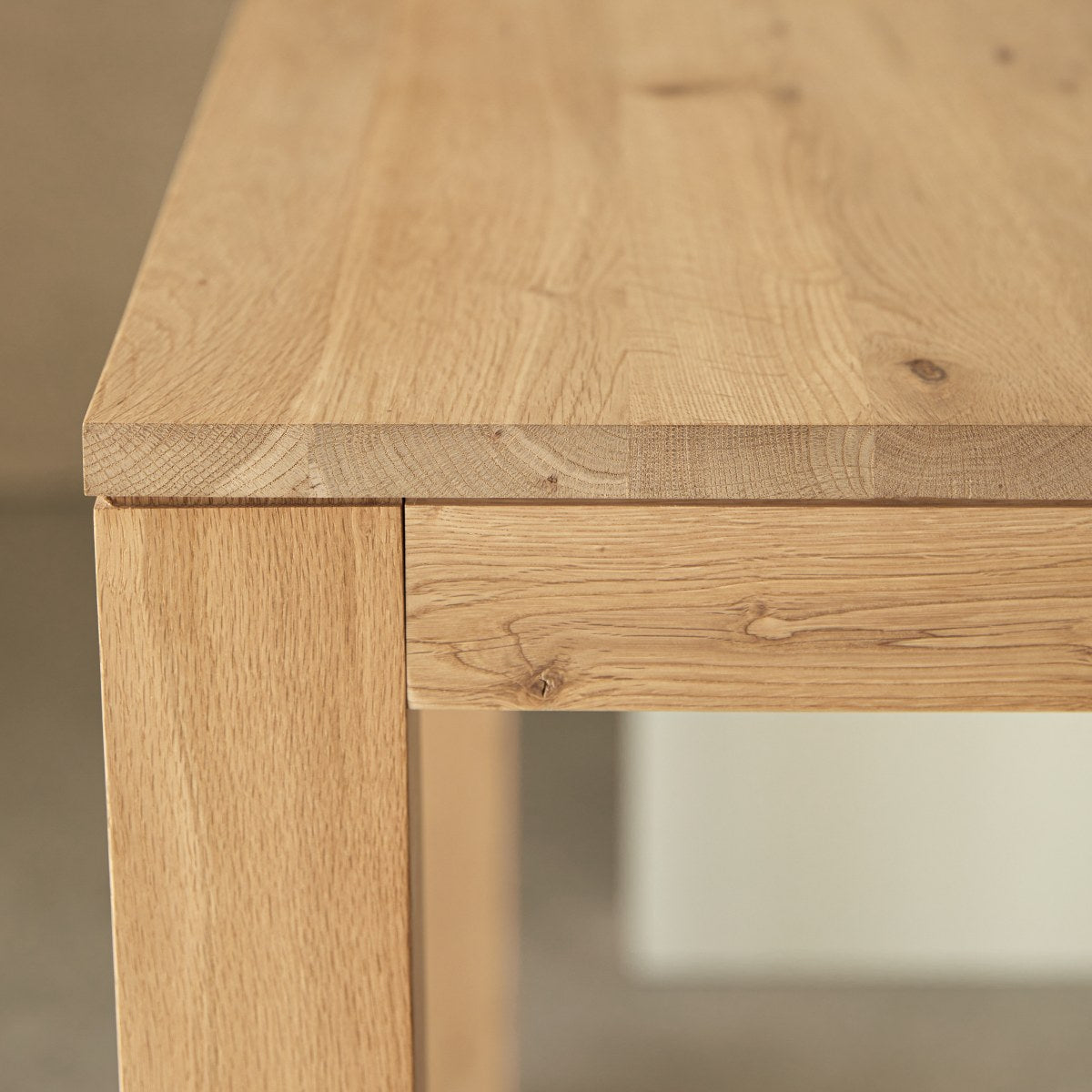 Tikamoon - Uitschuifbare tafel in massief eikenhout 180x90 Eden