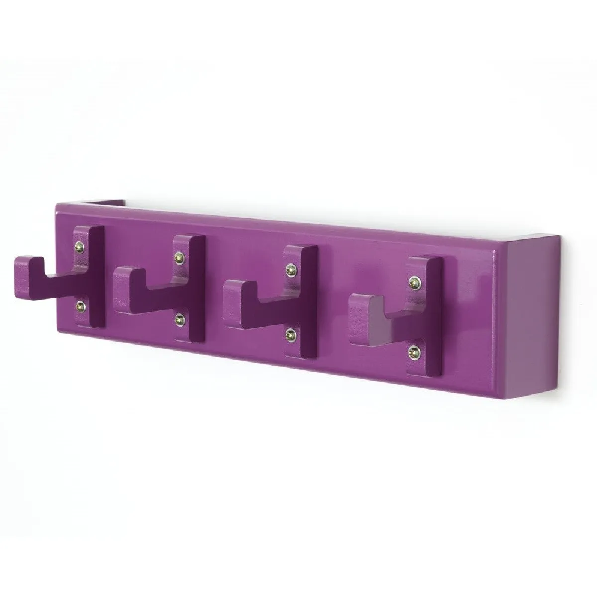 Decoshop26 Porte-clés mural polyvalent - Violet