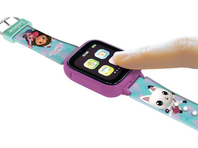 Lexibook Gabby Farbdisplay-Uhr mit Kamera Digitaluhr mit 8-GB-Speicherkarte