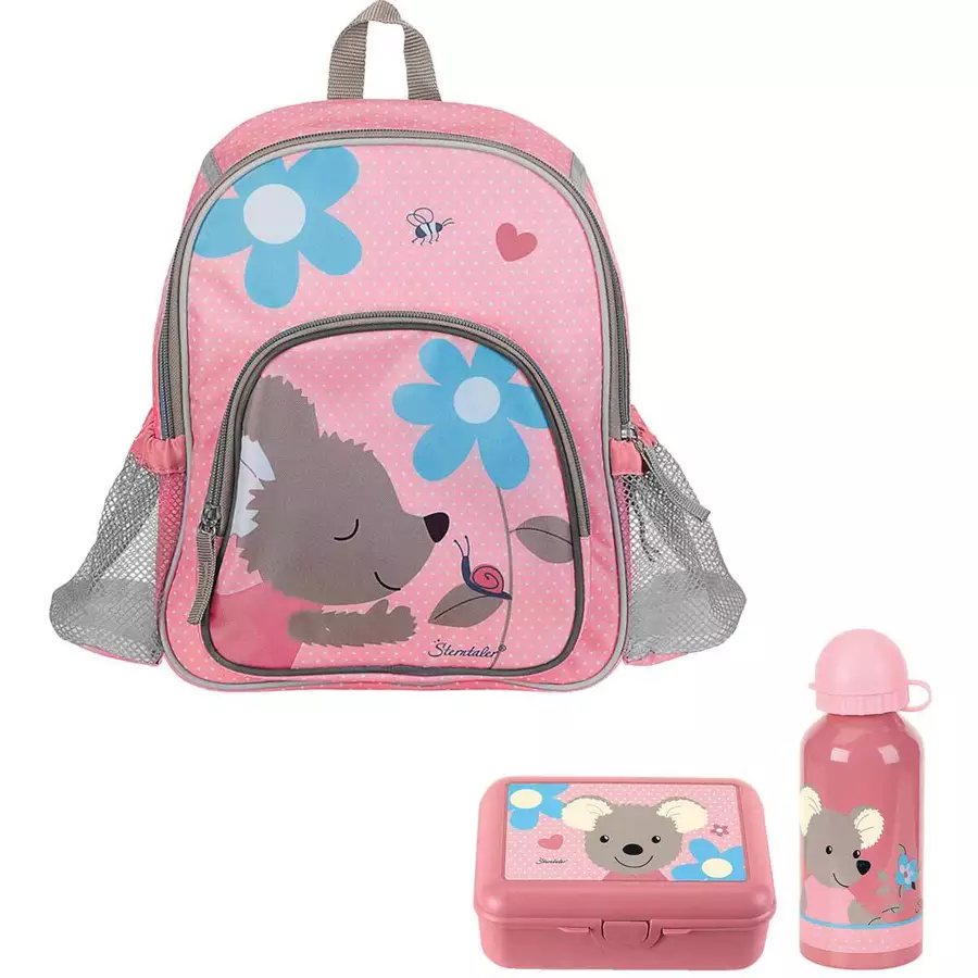 Sterntaler Kinder Rucksack 3er Set hellrosa