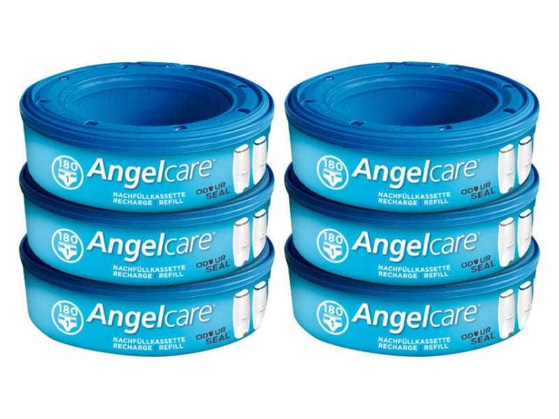 Angelcare Nachfüllkassette Comfort Deluxe 6 Stück Nachfüllkassette, Comfort Deluxe, 6er-Pack