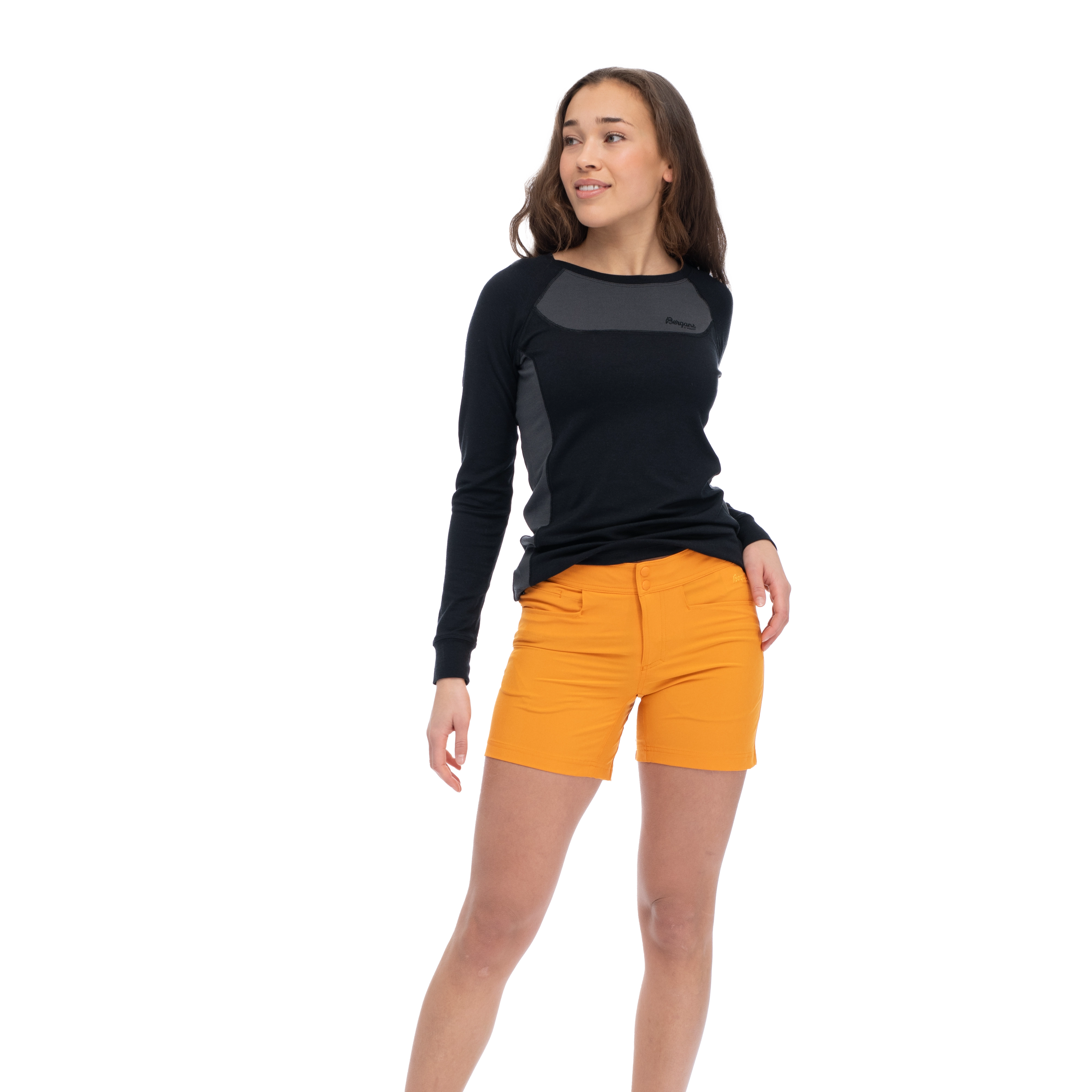 Cecilie Flex Shorts Cloudberry Yellow