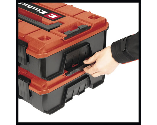 Einhell E-Case SF systeemkoffer inclusief roosterschuim 330 x 131 x 444 mm, spatwaterdicht