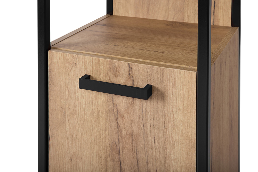 Comad Brooklin 800 FSC kolomkast 185cm eiken/zwart