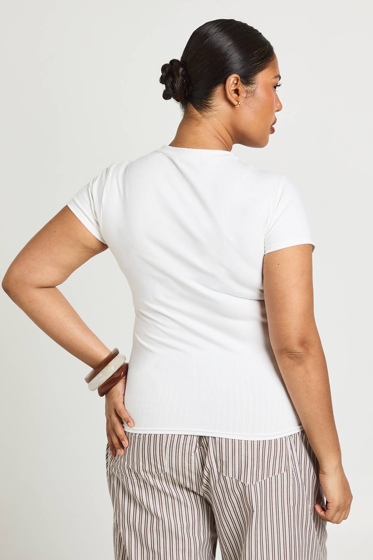 boohoo T-shirt Court Grande Taille Imprimé Fruits