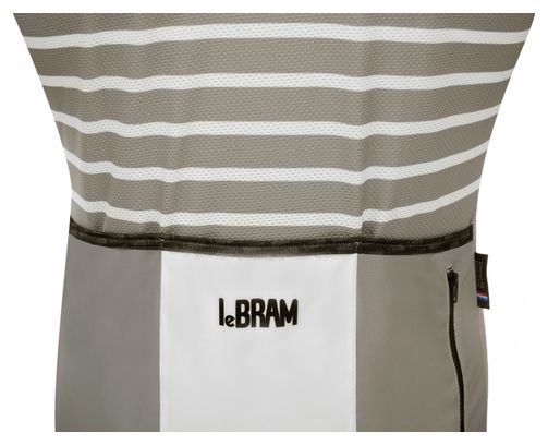 Maillot Manches Courtes LeBram Ventoux Gris Coupe Ajustée