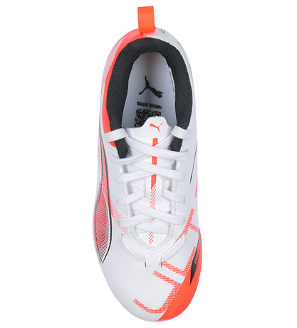 Puma Fußballschuhe - Ultra 5 Play V FG/AG Jr - Weiß/Schwarz/Glüh