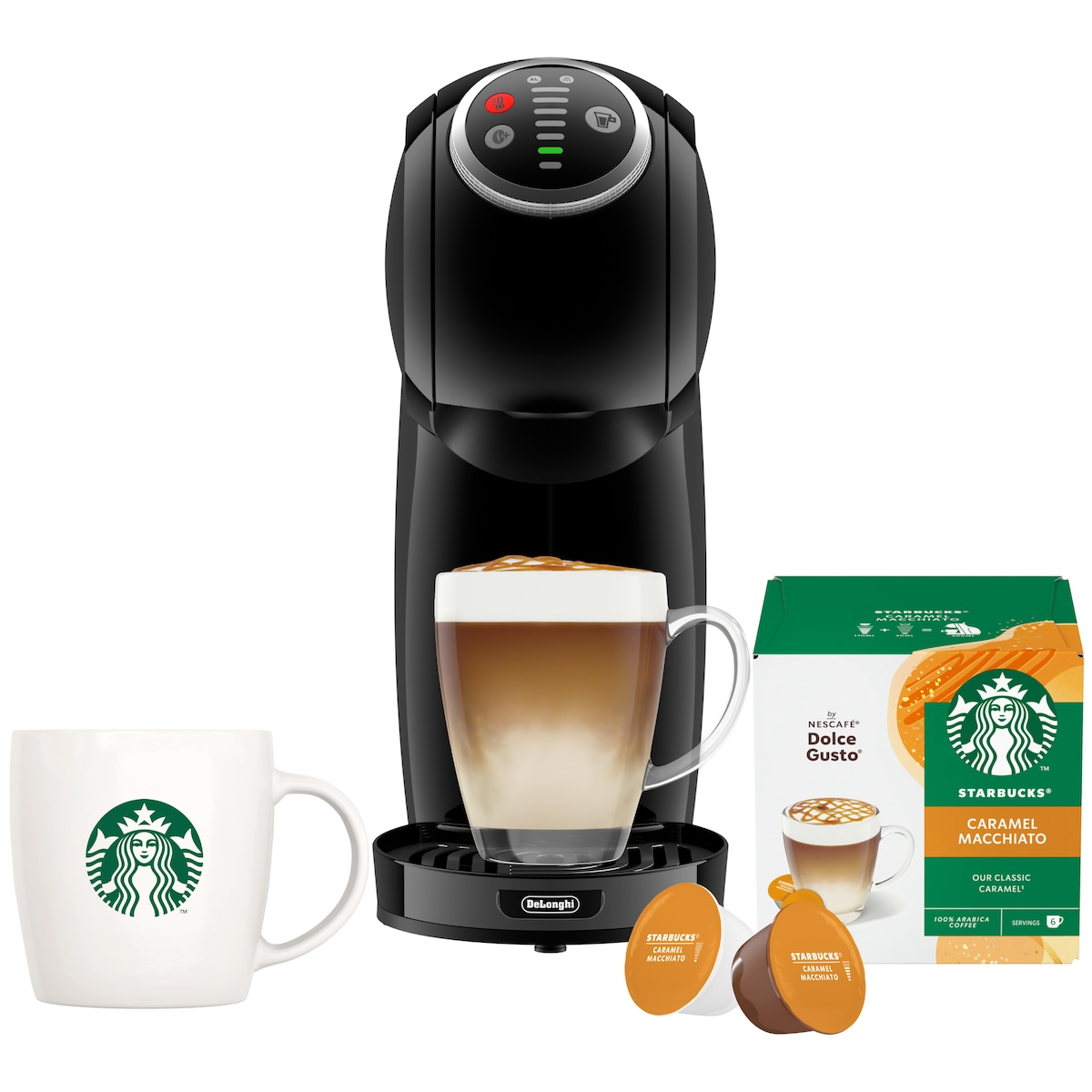 Nescafé Dolce Gusto Genio S Plus kapselmaskin Starbucks-samlepakke