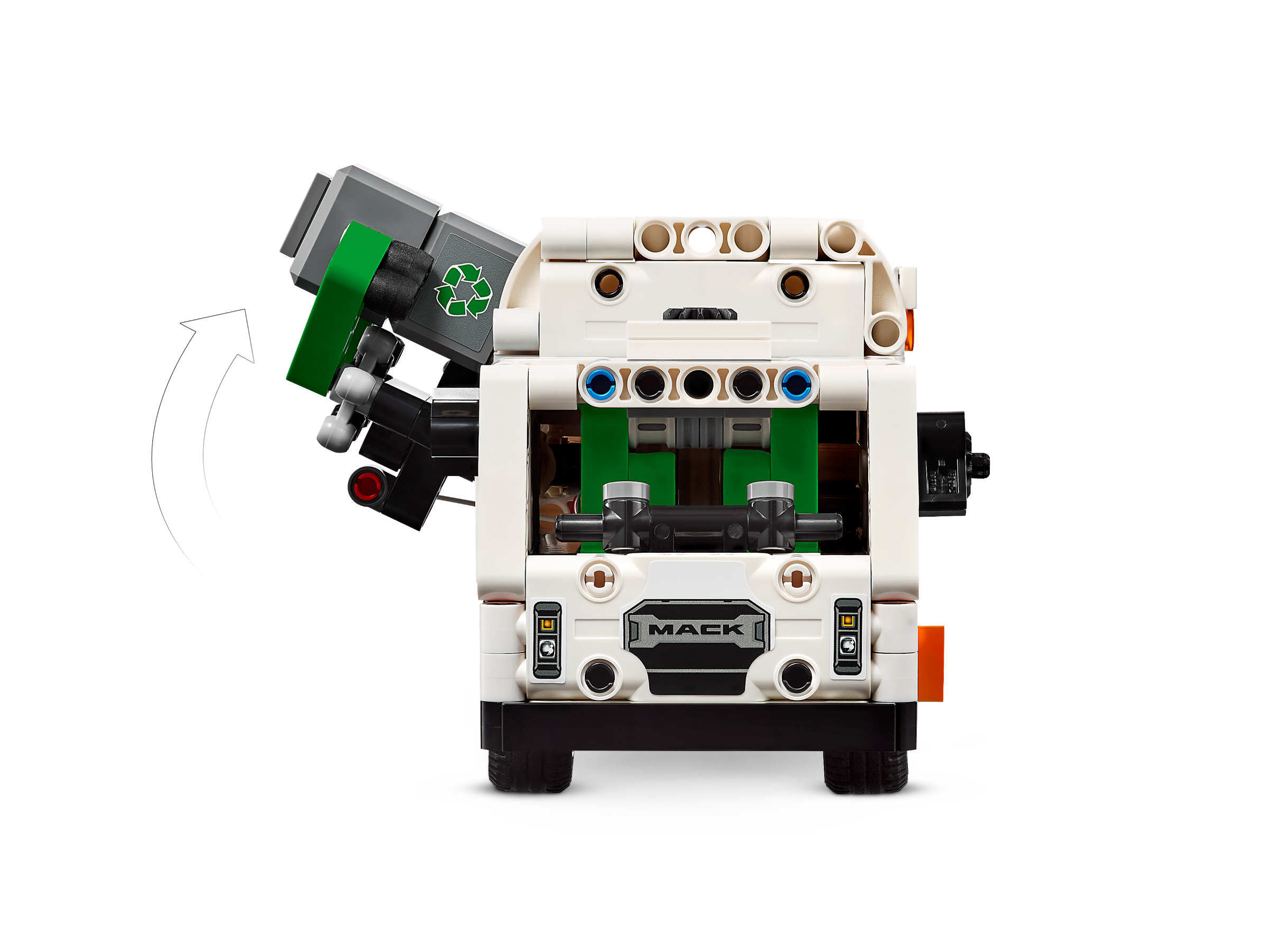 Caminhão de coleta de lixo elétrico Mack® LR 42167