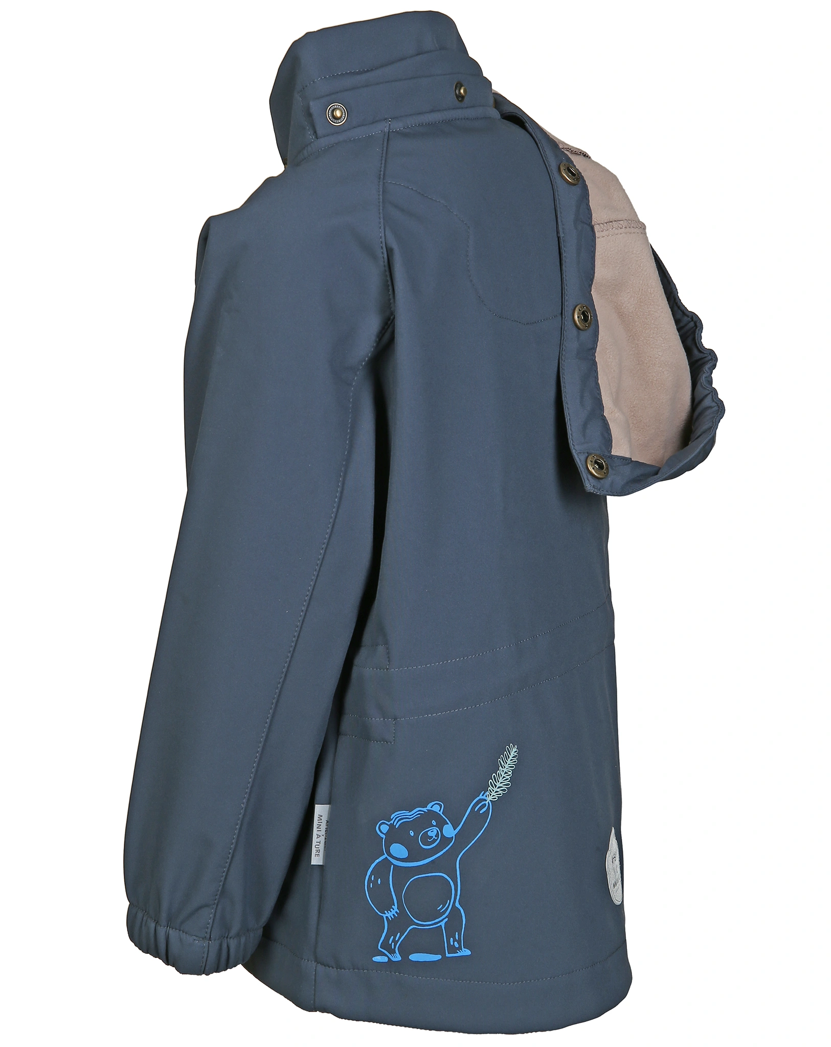 Softshelljacke AFFENZAHN MATALDO mit Innenfleece in ombre blue