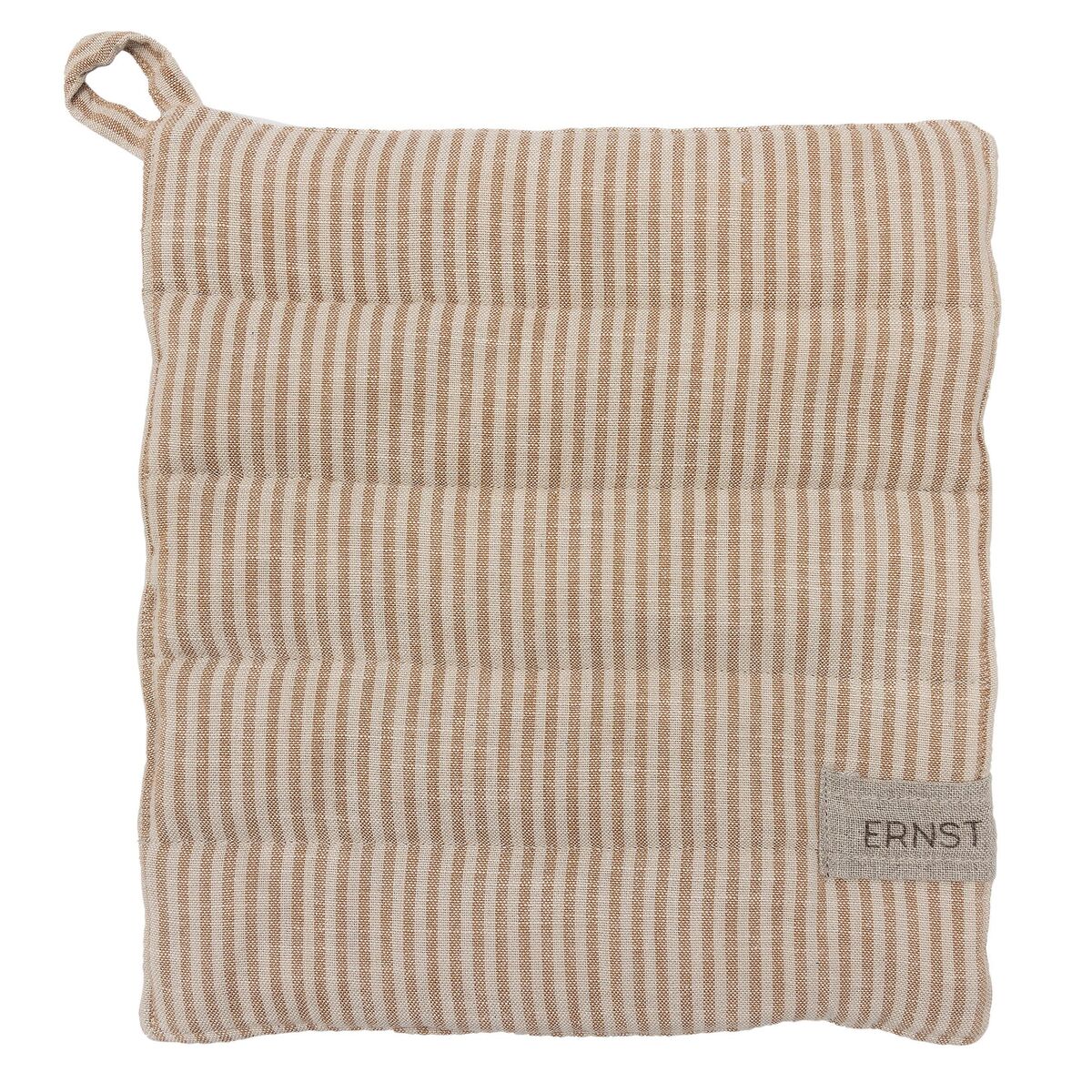 Gryteklut stripete, karamell/beige
