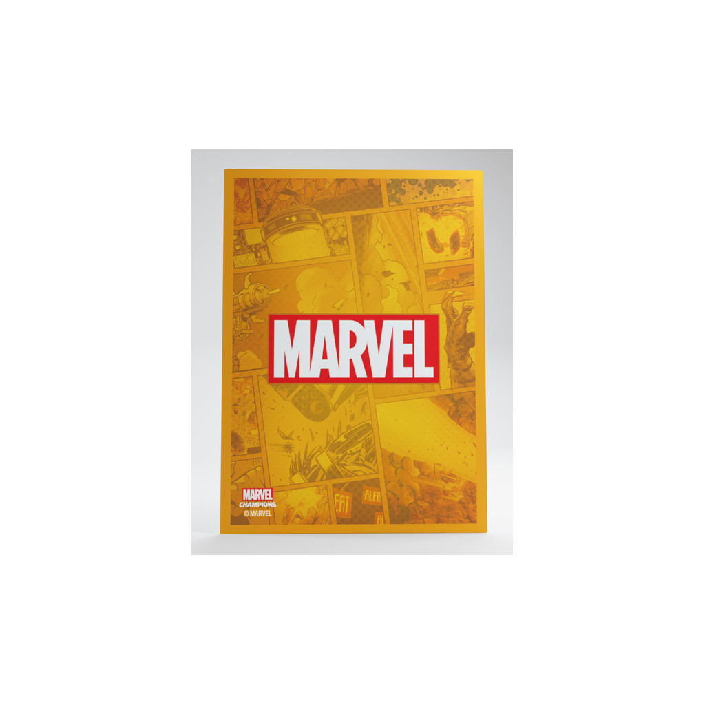 Gamegenic - Marvel Champions Art Sleeves - Marvel Orange