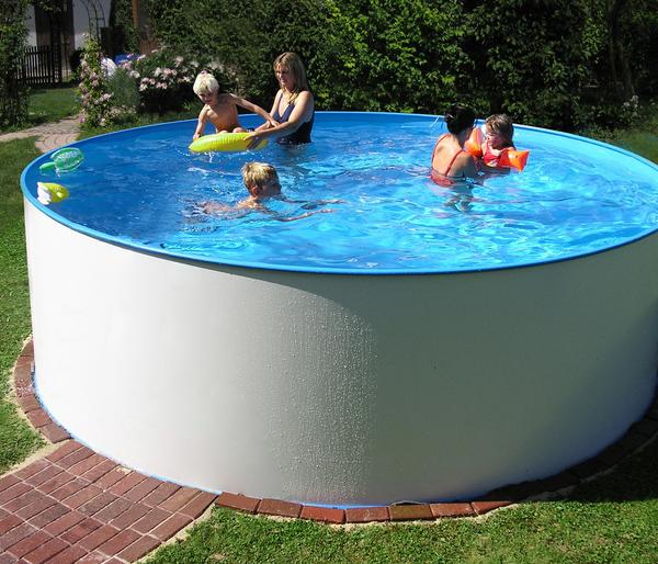 Summer Fun Stahlwandpool-Set Exklusiv, rund