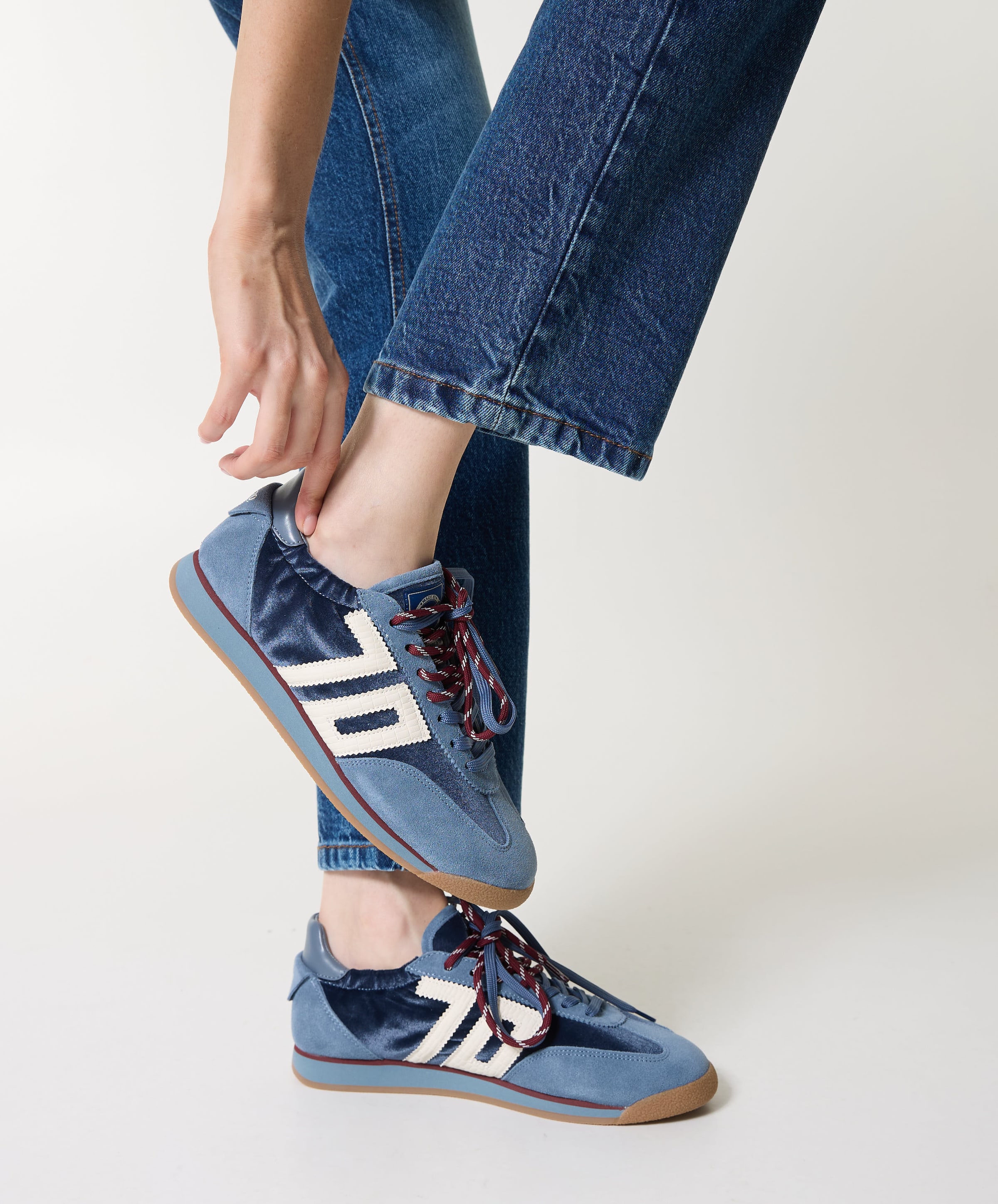 Back 70 ROCKET dames sneakers blauw