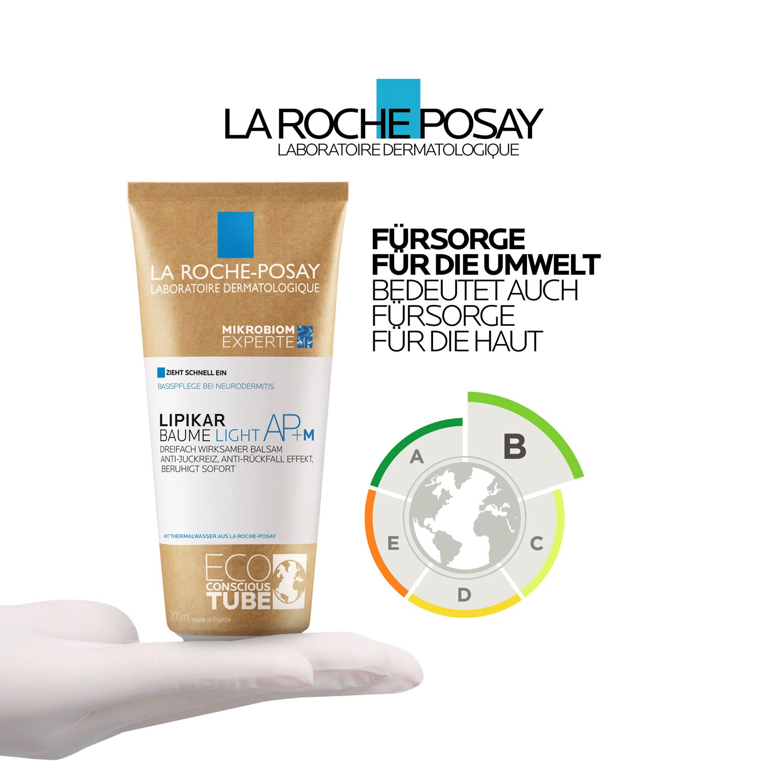 La Roche Posay Lipikar Baume Light AP + M Lotion + La Roche Posay Lipikar Huil Lavant 100ml GRATIS